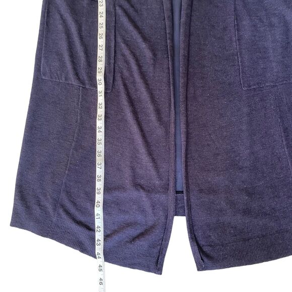 Saturday Sunday Anthropologie Long Cardigan Duster Linen Knit Boho Relaxed Artsy - Picture 8 of 12